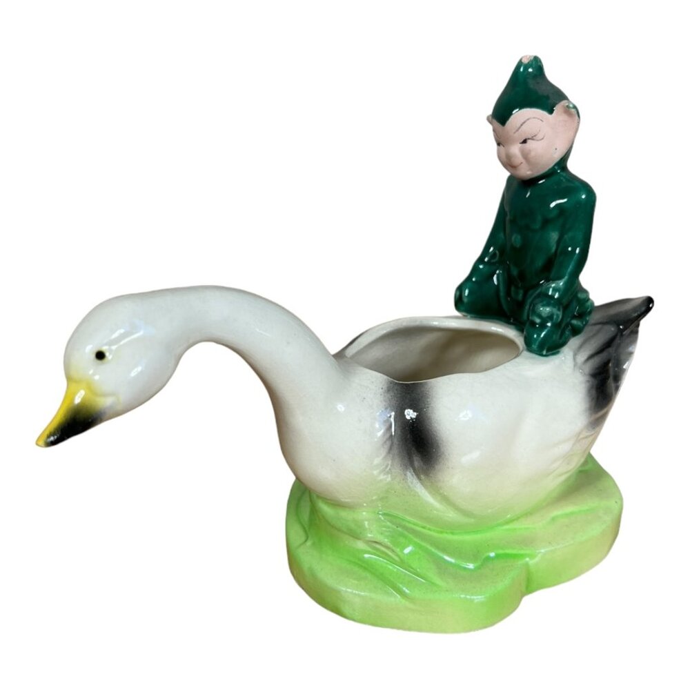 Pixie Elf‎ & Swan Planter